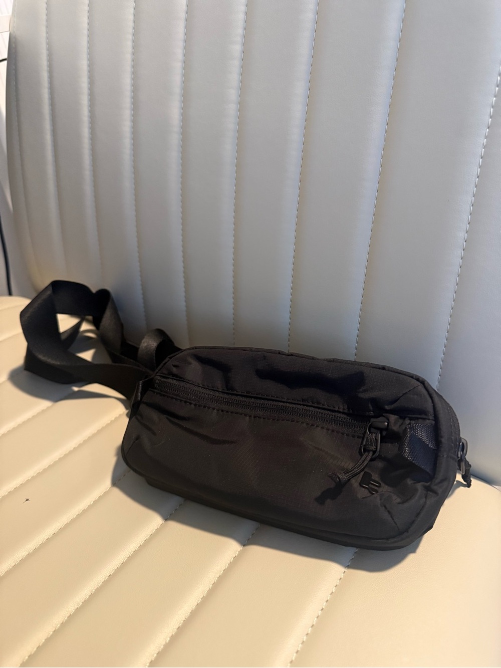 Black Men's Crossbody Sling Bag